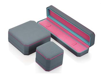 Custom Leather Jewelry Boxes PU Leather Packaging Box